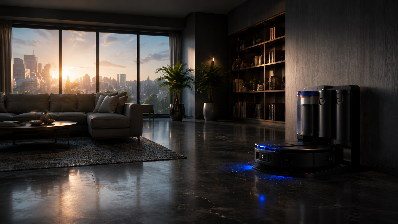 A premium living space powered by intelligent cleaning.